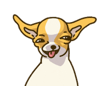 Animation Dog Sticker