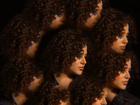 Look Hair Flip GIF by GIPHY IRL