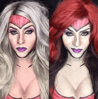 make up wow GIF
