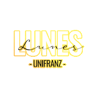 Monday Lunes Sticker by UNIFRANZ