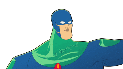 Come Super Hero Sticker