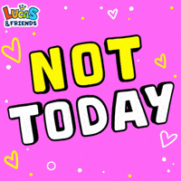 I Dont Think So Oh No GIF by Lucas and Friends by RV AppStudios