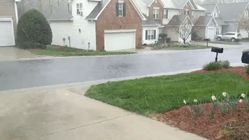 Driving Rain Sweeps Across Central North Carolina