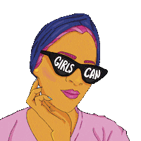 Julietainthehouse pink girls feminist mujer Sticker