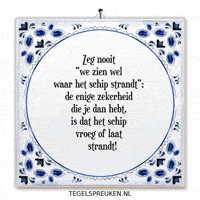Strand Spreuk GIF by Tegelspreuken.nl