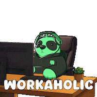 Grinding Work From Home Sticker by SuperVerse