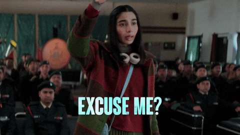 Excuse Me GIF by India
