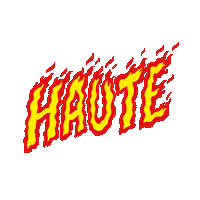 flame haute Sticker by EMPIRE