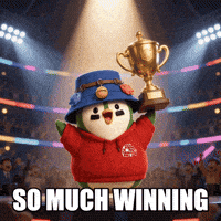 Penguin Winning GIF by ZaddyFi