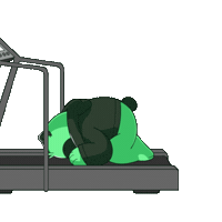 Tired Work Out Sticker by SuperVerse