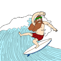 wave Sticker by The Peter’s Brand
