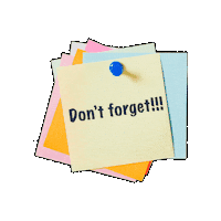 Zorgpien stickynote pienaas dontforget mantelzorg Sticker