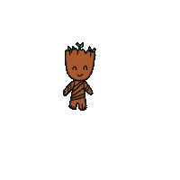 Emsjcreative guardians of the galaxy groot gotg baby groot Sticker