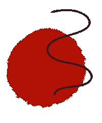 Red Circle Art Sticker by Unpopular Cartoonist