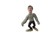 3D Portrait Sticker by Originals