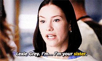 Blair201099 giphyupload greys anatomy meredith grey lexie grey GIF