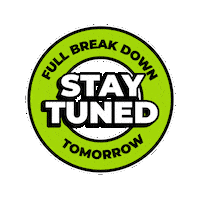 Staytuned Sticker by Pest Daily