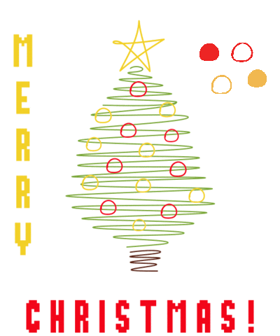 Merry Christmas Sticker