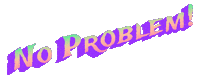 No Problem Sticker by MANGOTEETH