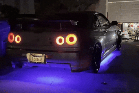 Neon Lights Skyline GIF by jesse_iwuji