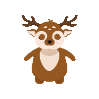 Angry Deer Sticker by Hacettepe University Department of Graphic Design