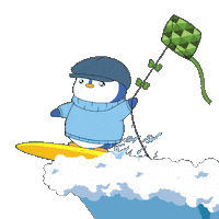 Summer Beach Sticker by Pudgy Penguins