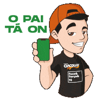 O Pai Ta On Sticker by Tintas Ciacollor