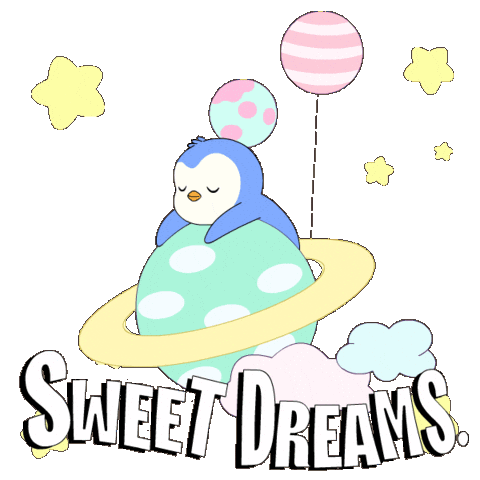Good Night Sleeping Sticker by Pudgy Penguins
