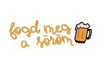 Beer Tabor Sticker by Diákhálózat