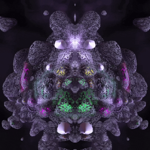 reinbijlsma giphyupload trippy face monster GIF