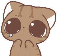Sad Cat Sticker