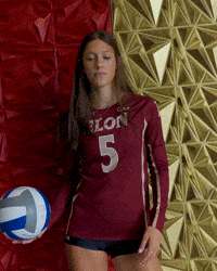 Elon Volleyball GIF by Elon Phoenix
