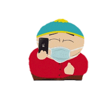 Eric Cartman Mask Sticker by South Park