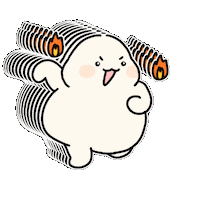 Hungry Illustration Sticker by 365mc