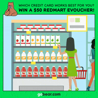 gobear cute cartoon shopping grocery GIF