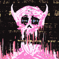 Pink Glitching GIF