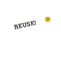 Reuse Zero Waste Sticker by Trash Hero World