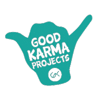 goodkarmaprojects good vibes shaka goodkarmaprojects good karma projects Sticker