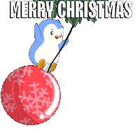 Merry Christmas Sticker by Pudgy Penguins