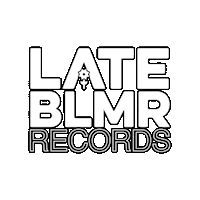lateblmr late blmr lateblmr late blmr records Sticker