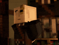 Happy Minecraft Story Mode GIF