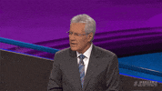 Scared Alex Trebek GIF by Jeopardy!