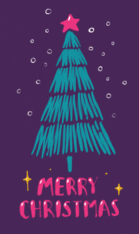 Blinking Merry Christmas GIF by macniten
