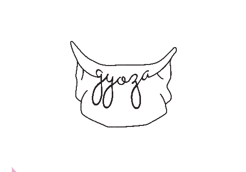 gogogyozala giphyupload dumpling dumplings gyoza Sticker