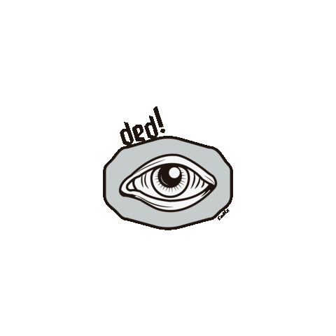 dedflok giphyupload eye ded dedflok Sticker