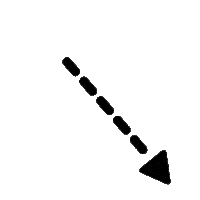 Arrow Point Sticker by Leafly