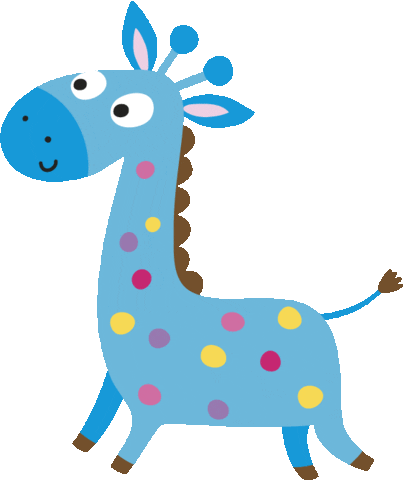 Giraffe Sticker by babauba