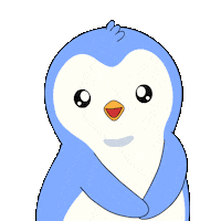 Penguin Thank You Sticker by Pudgy Penguins