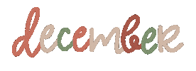 Christmas December Sticker