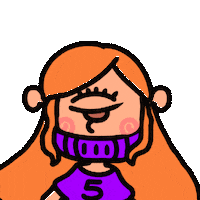 Street Art Girl Sticker